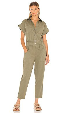 PISTOLA Dani Lightweight Dolman Pull On Jumpsuit in Green from Revolve.com | Revolve Clothing (Global)