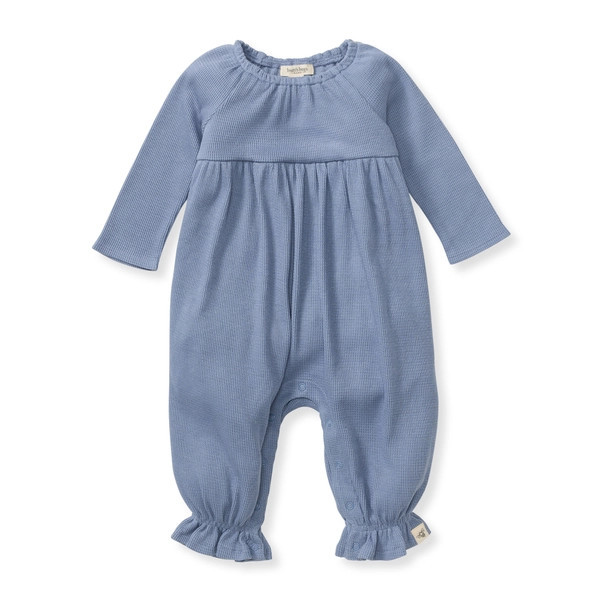 Organic Cotton Baby Girl Thermal Jumpsuit | Burts Bees Baby
