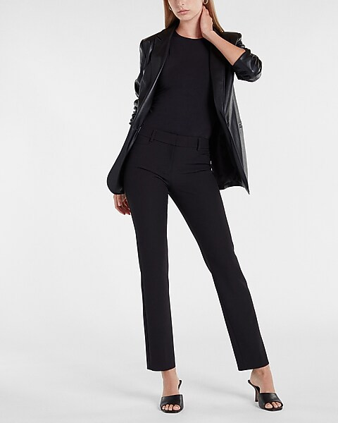 Mid Rise Supersoft Twill Slim Pant | Express