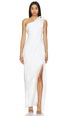 Gaurav Gupta Toga Draped Gown in White from Revolve.com | Revolve Clothing (Global)
