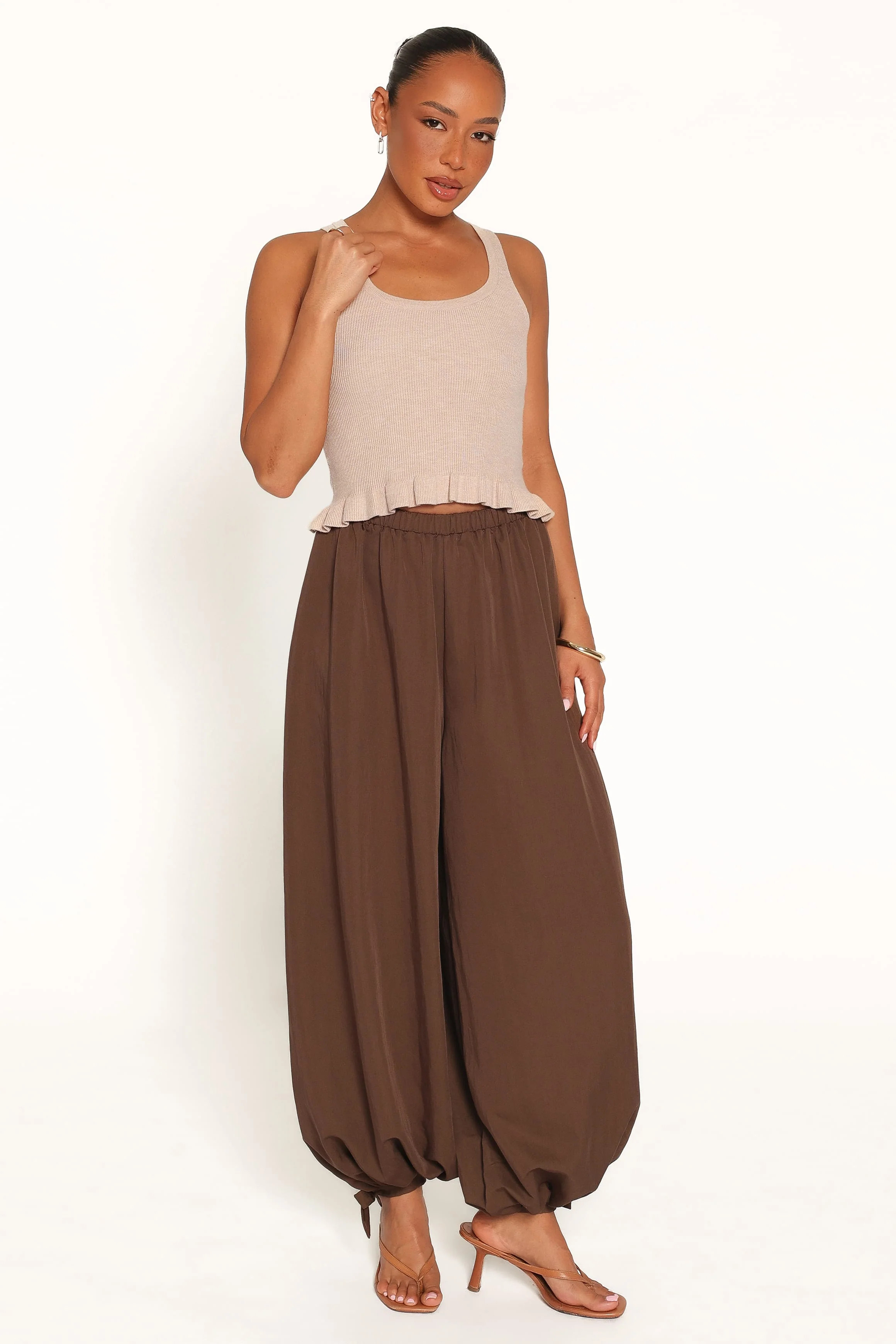 Yazmin Balloon Pant - Olive Green | Petal & Pup (US)