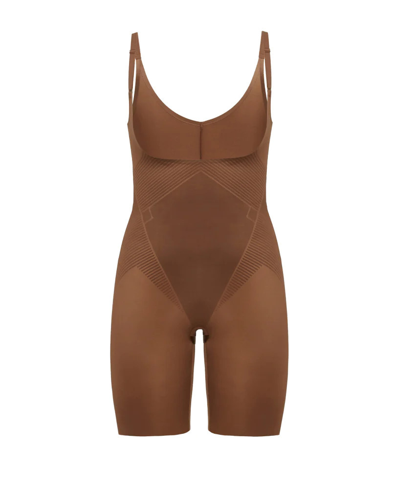 Thinstincts® 2.0 Open-Bust Mid-Thigh Bodysuit | Spanx