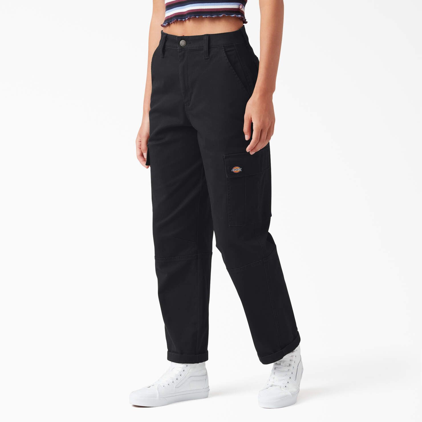 Women's Relaxed Fit Cropped Cargo Pants - Dickies US | Dickies