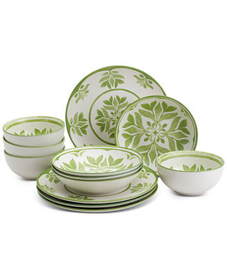 Bristol Green 12 Pc. Dinnerware Set, Service for 4 | Macy's Canada