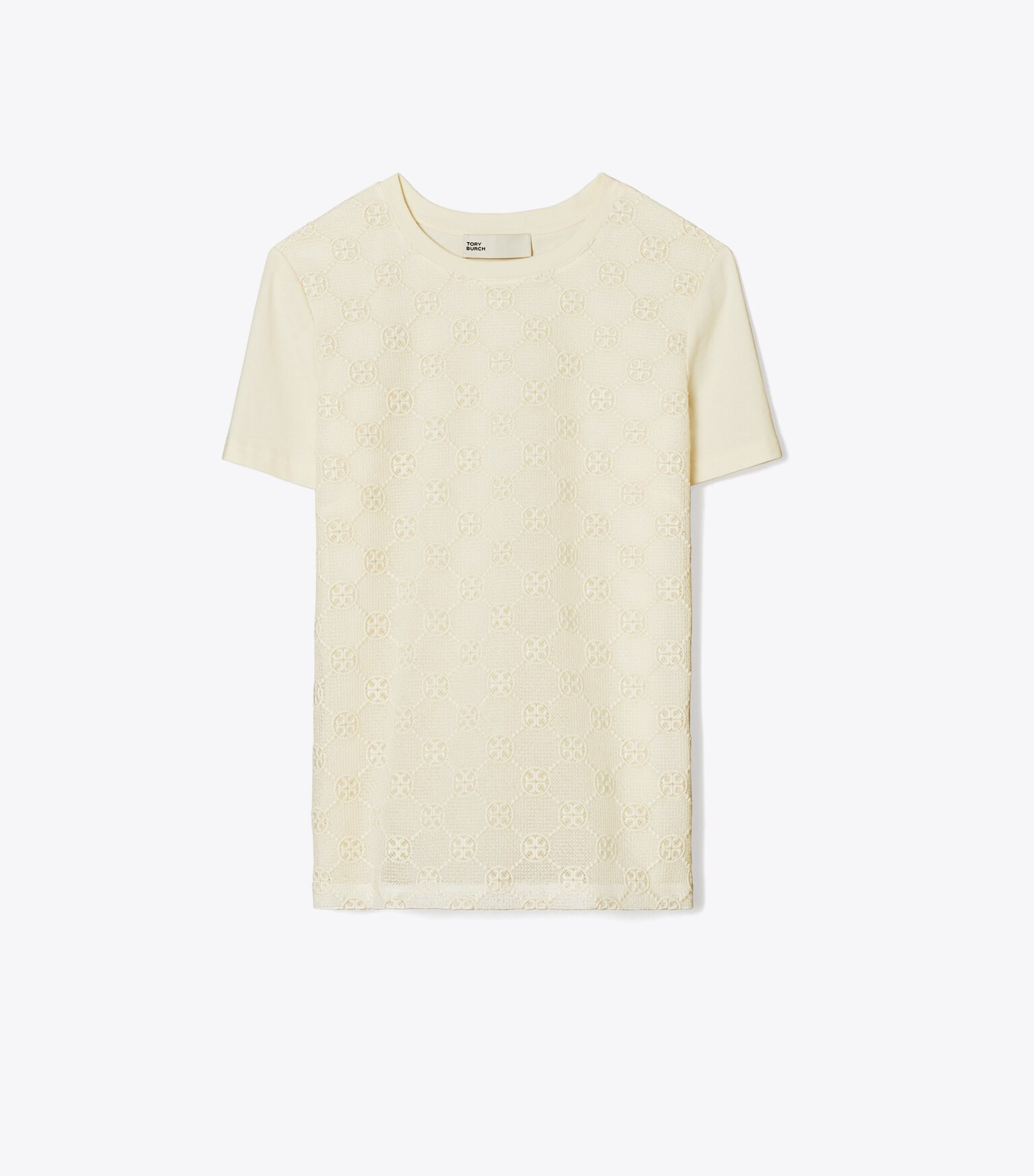 LOGO LACE T-SHIRT | Tory Burch (US)