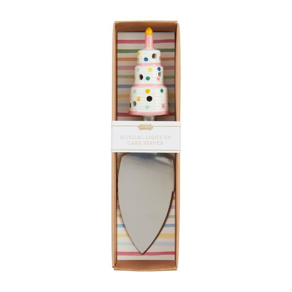Musical Light Up Cake Server | Mud Pie