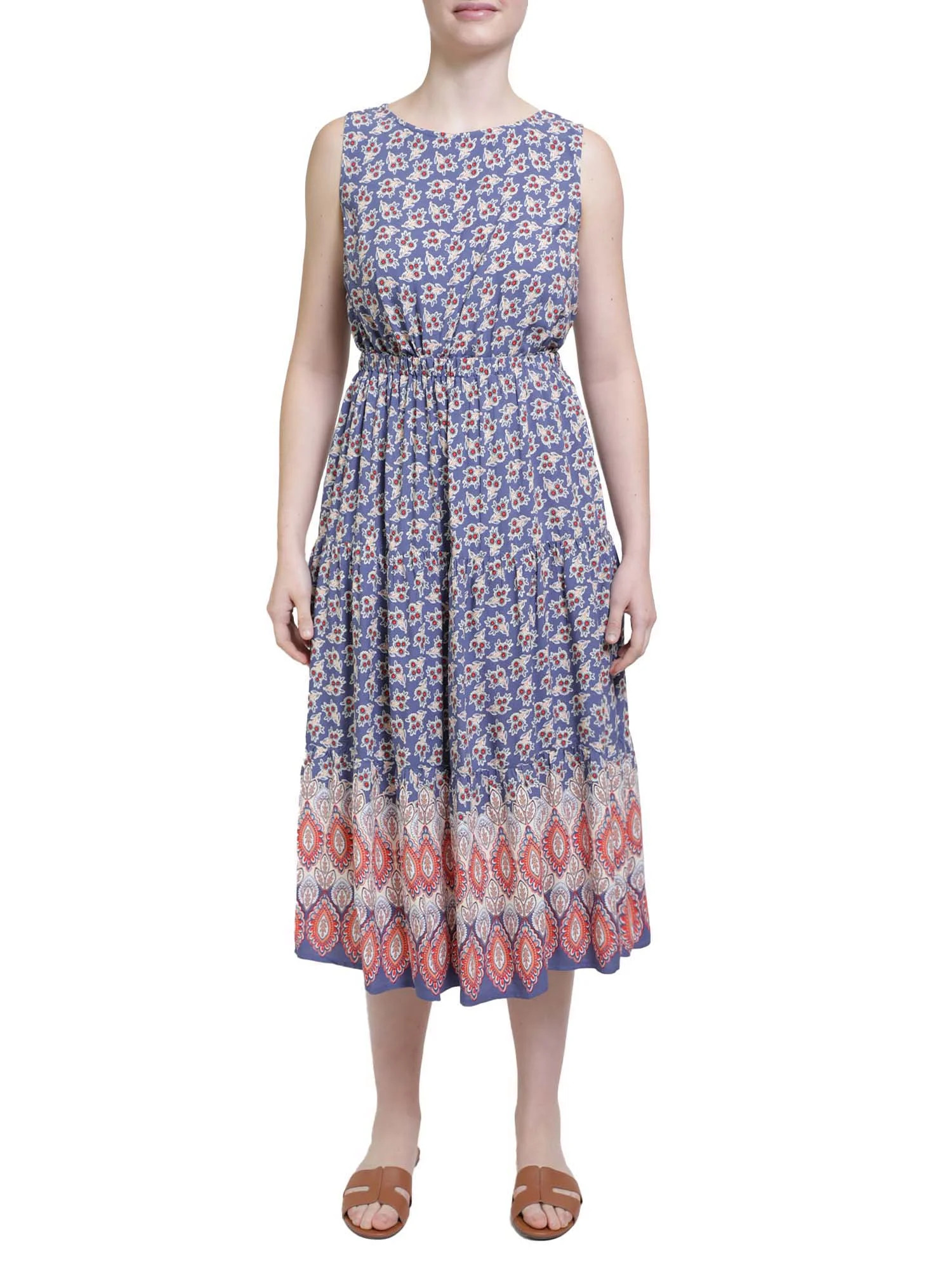 Beachlunchlounge Women's Sleeveless Cutout Maxi Dress - Walmart.com | Walmart (US)