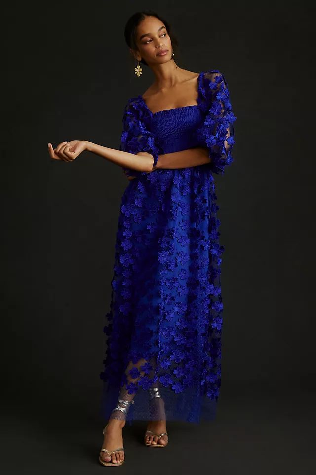 Delfi Collective 3-D Floral Dress | Anthropologie (US)