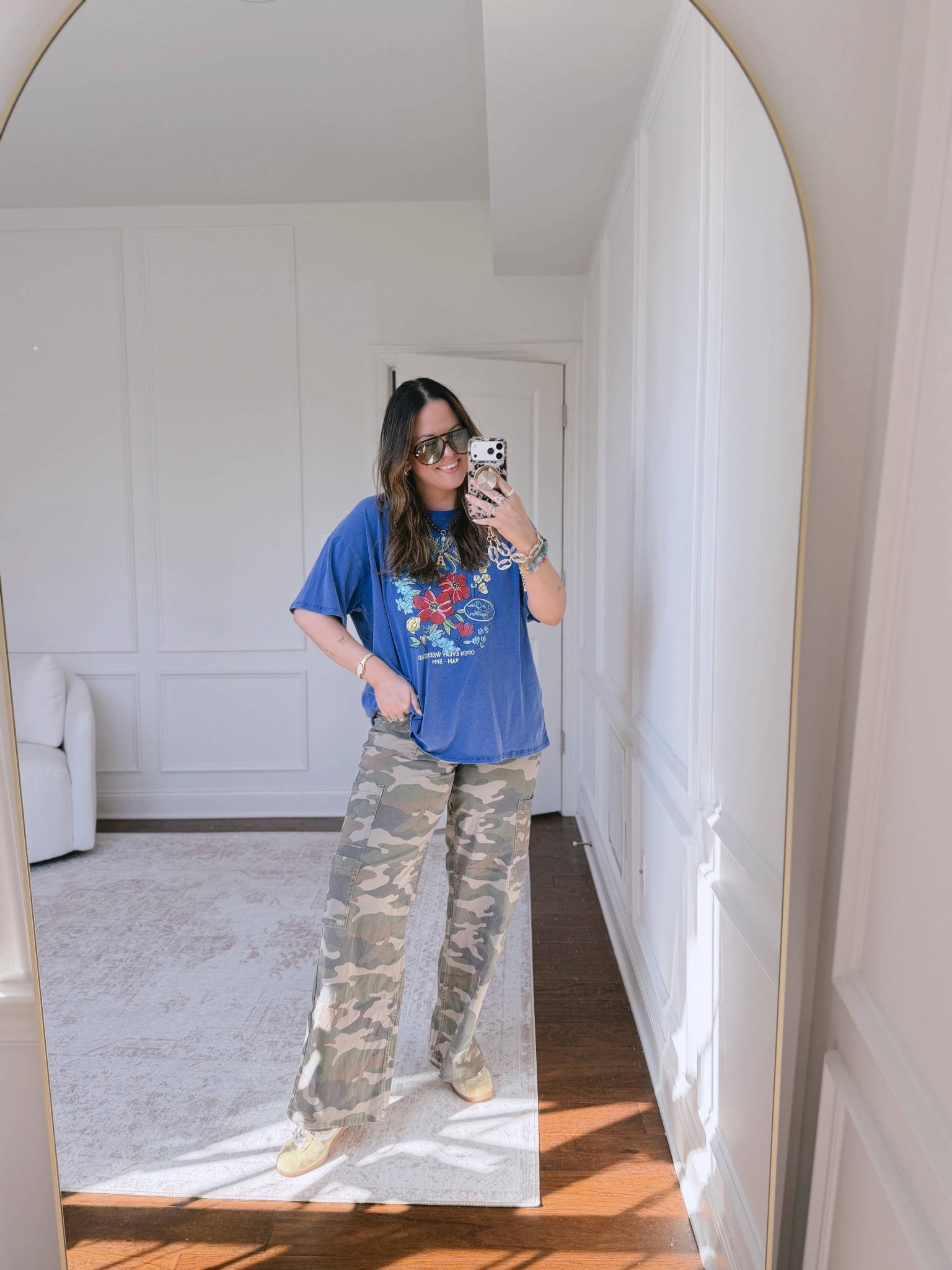 Obsessed with today’s OOTD..  Wearing an XL in this $9 tee and a L in these $17 pants.. 



#LTKootd #LTKMidsize #LTKmomlife