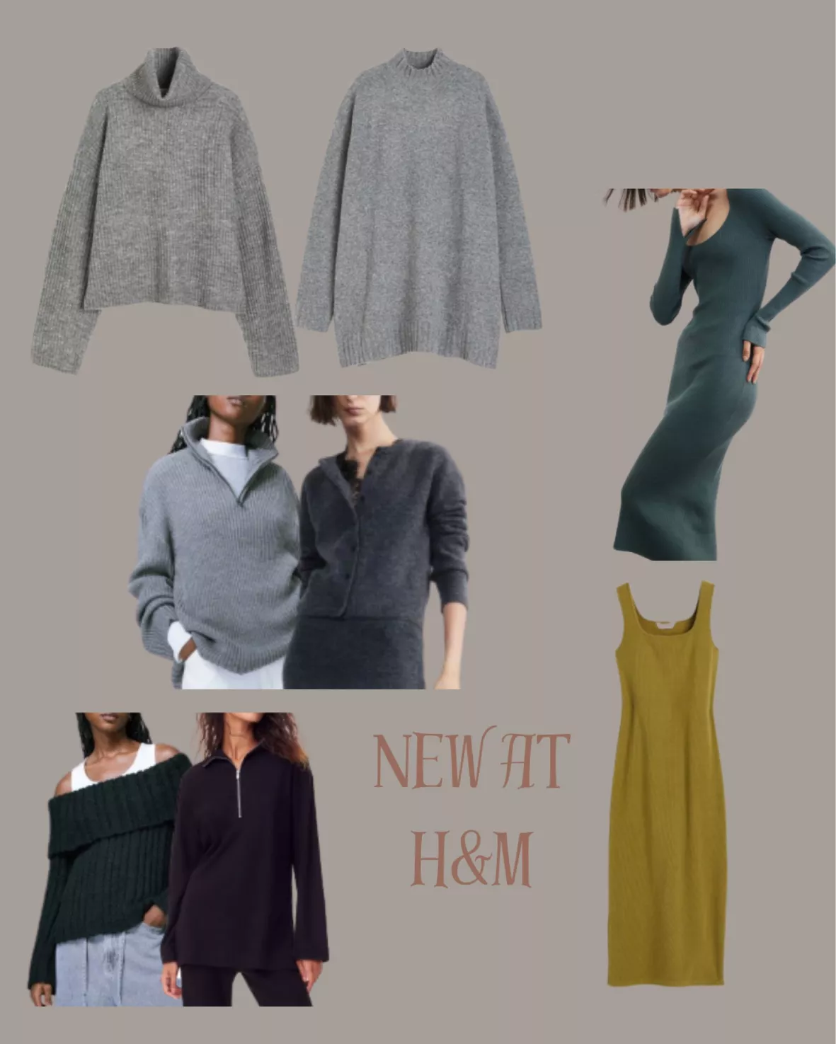 H&M Rib-knit Off-the-shoulder Sweater