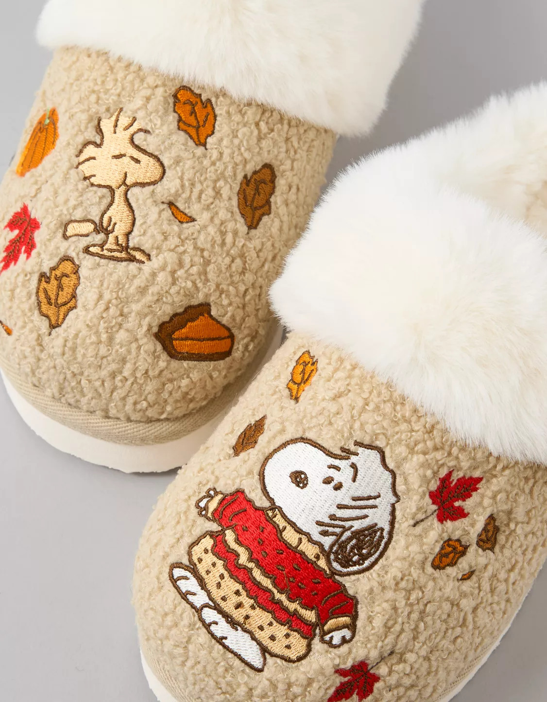 AE Thanksgiving Snoopy Scuff Slipper | American Eagle Outfitters (US & CA)