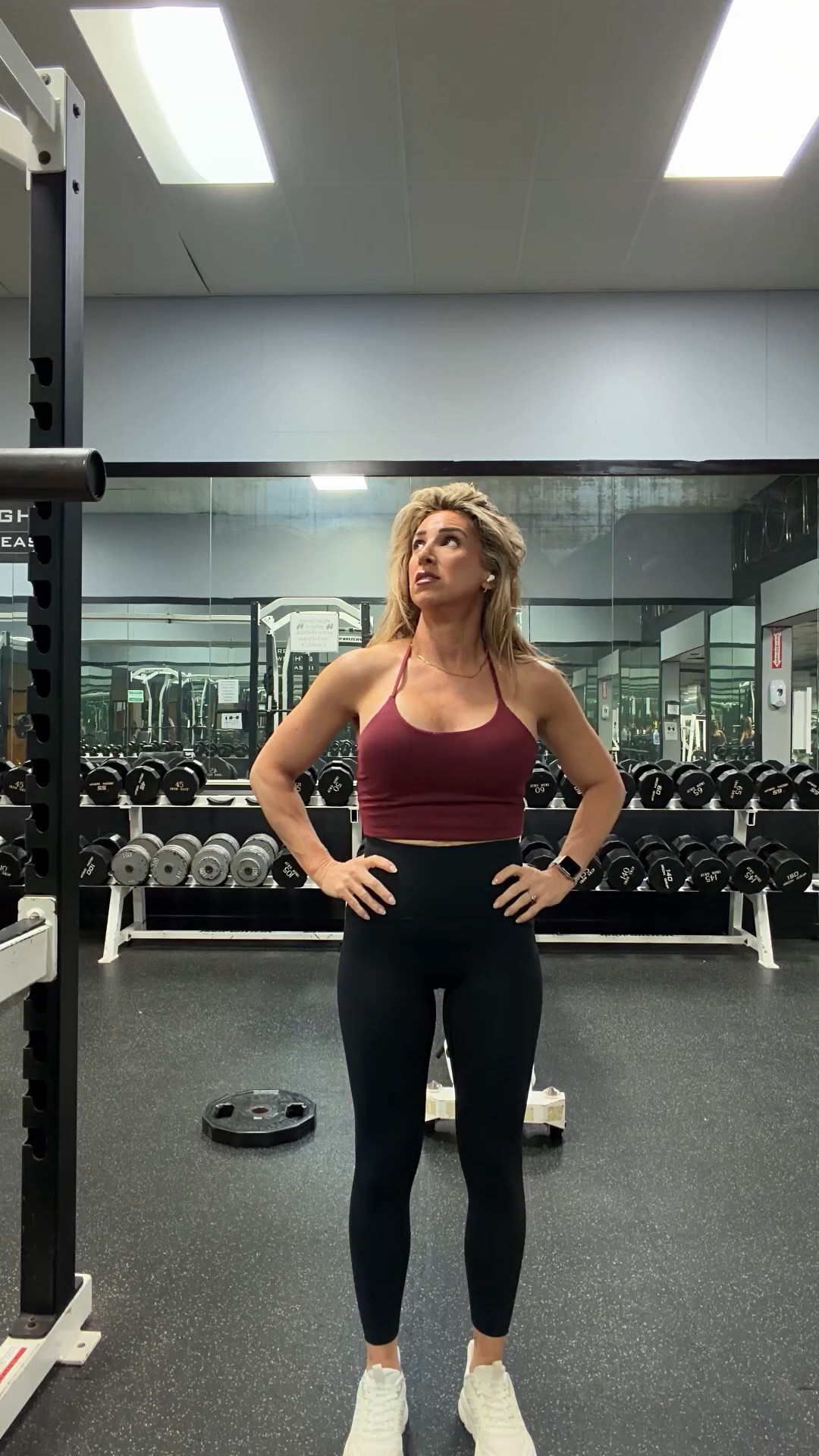 Gym sesh ootd. 

Workout outfits, fitness, leggings, sports bra, workout top, black compression leggings, activewear, sneakers

#LTKdayinmylife #LTKfitnessgoals #LTKActive