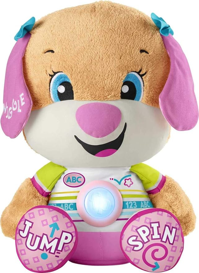 Fisher-Price Toddler Learning Toy Laugh & Learn So Big Sis Plush with Music & Lights for Developm... | Amazon (US)