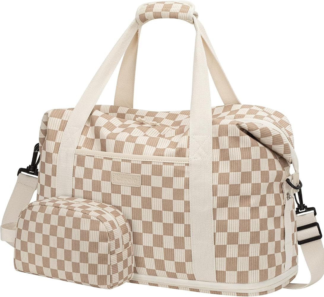 Expandable Travel Duffle Bags Weekender Overnight Bags for Women Men Hospital Bag for Women Labor... | Amazon (US)