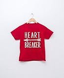 Valentine's Day Shirt for Kids or Toddlers, Heart Breaker Red T-Shirt Boho Arrow Design, Valentine S | Amazon (US)