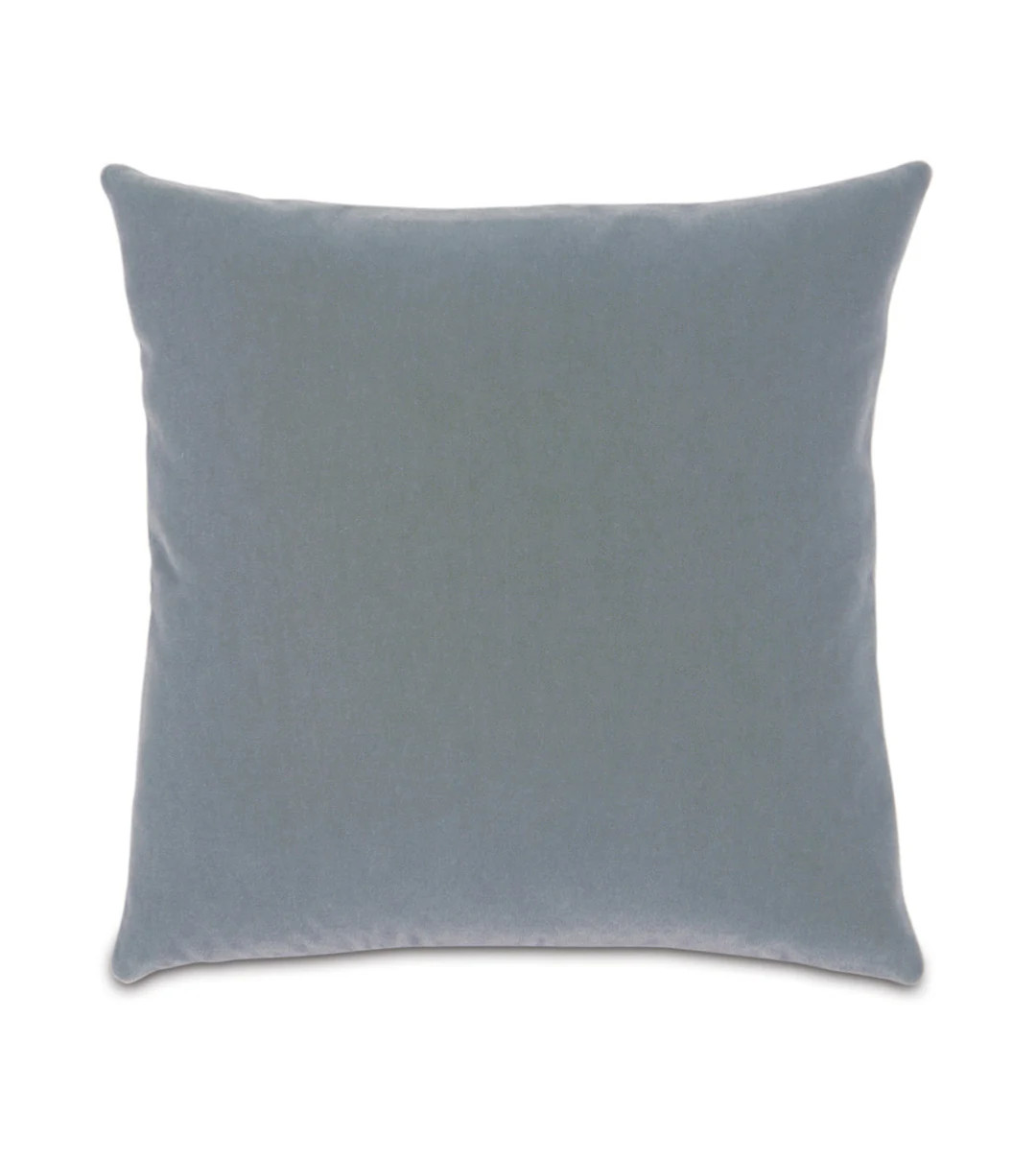 Luxury Mohair Decorative Pillow Cover in Skyway - Etsy | Etsy (US)