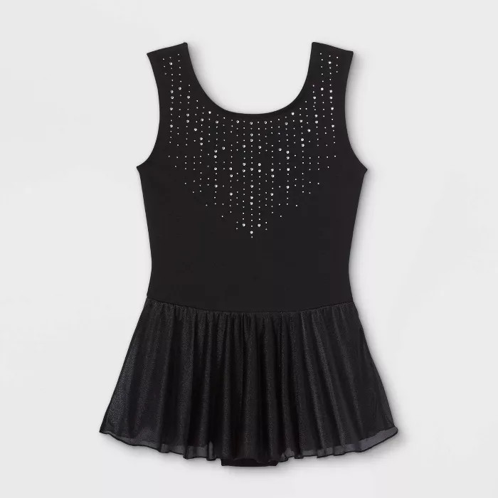 Girls' Dancewear Tank Leotard with Skirt - Cat & Jack™ Black L | Target