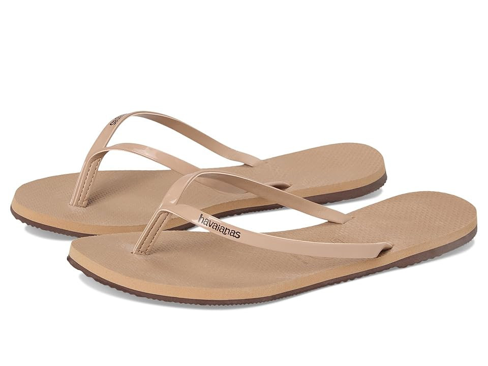 Havaianas You Metallic Flip Flop Sandal Women's Sandals Rose Gold : EU 35-36 (US Men's 4-5 - Women's 5-6) M, Synthetic | Zappos