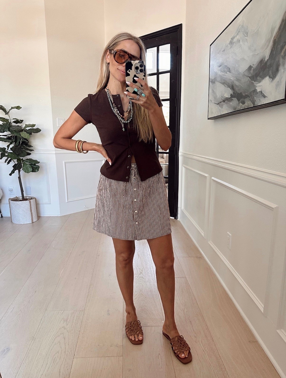 🤍 20% OFF the cutest gingham skirt from Target❣️ Ends Saturday. 

I’m wearing my tts (small) 

5’5” // 120 lbs 

#LTKSaleAlert #LTKootd #LTKgrwm