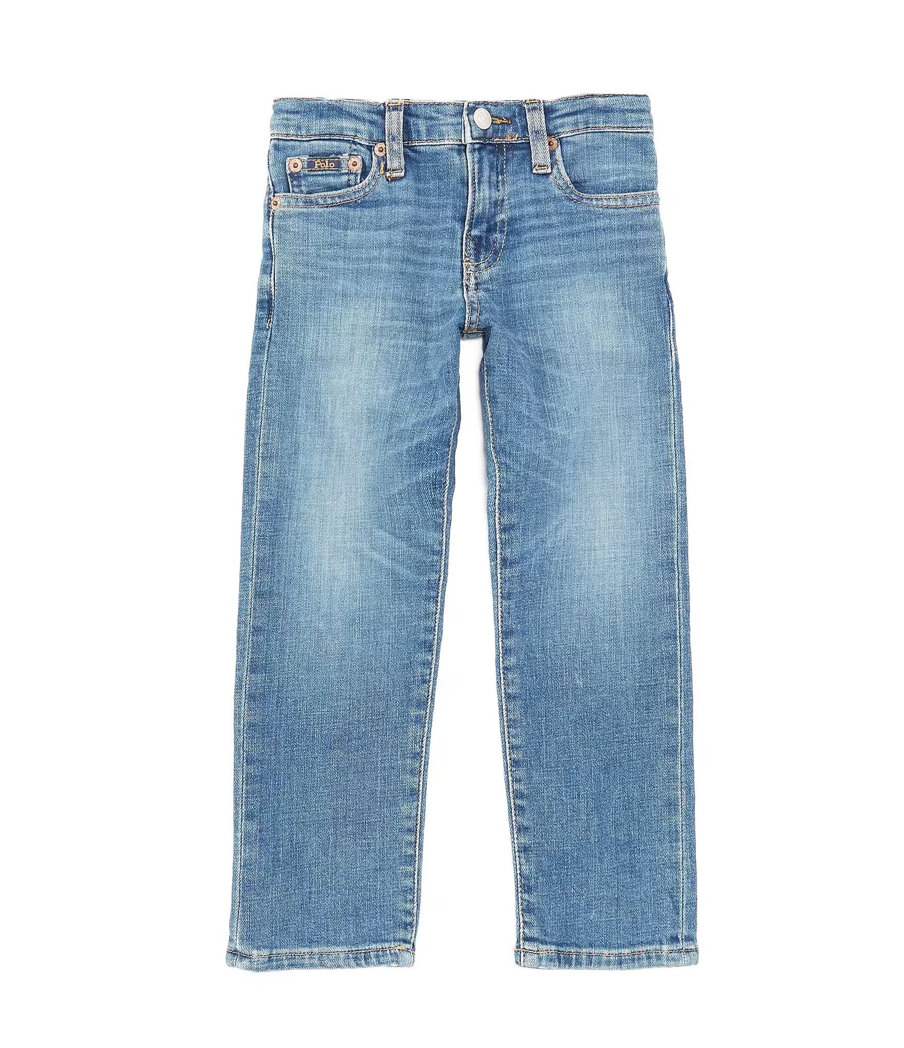 Little Boys 2T-7 Hampton Straight Stretch Denim Jeans | Dillard's