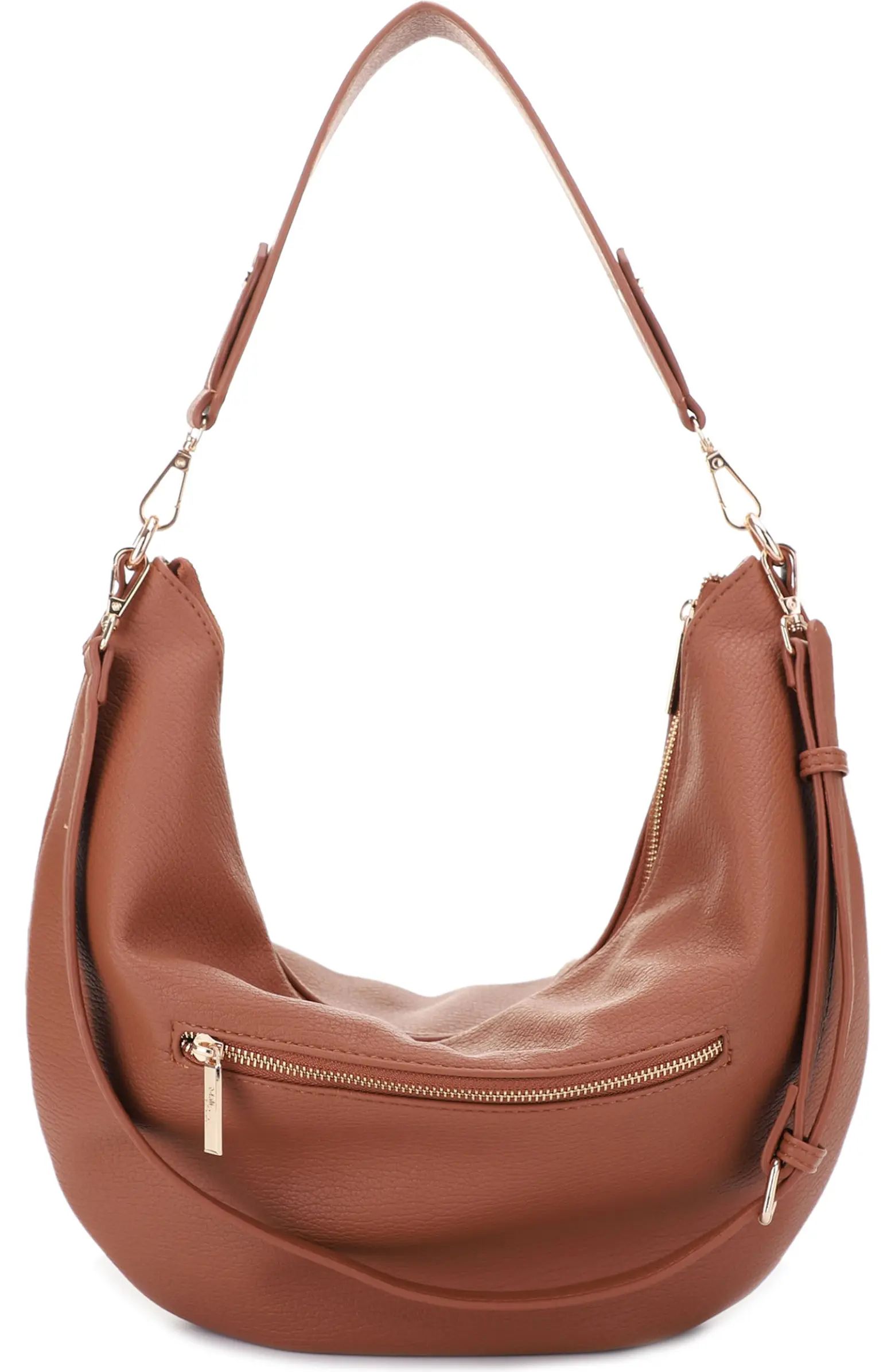 Megan Recycled Vegan Leather Hobo Sling Bag | Nordstrom