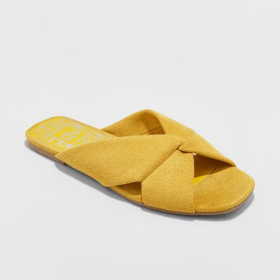 Women's dv Addie Microsuede Knotted Slide Sandals | Target