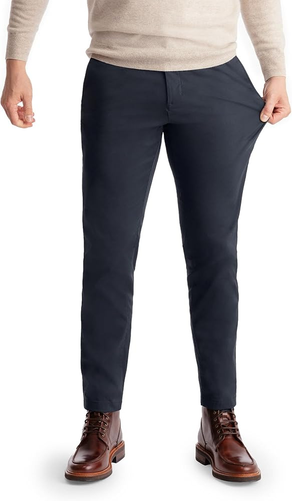 birddogs Mens Stretch Khakis – Casual, Slim Fit Pants | Amazon (US)