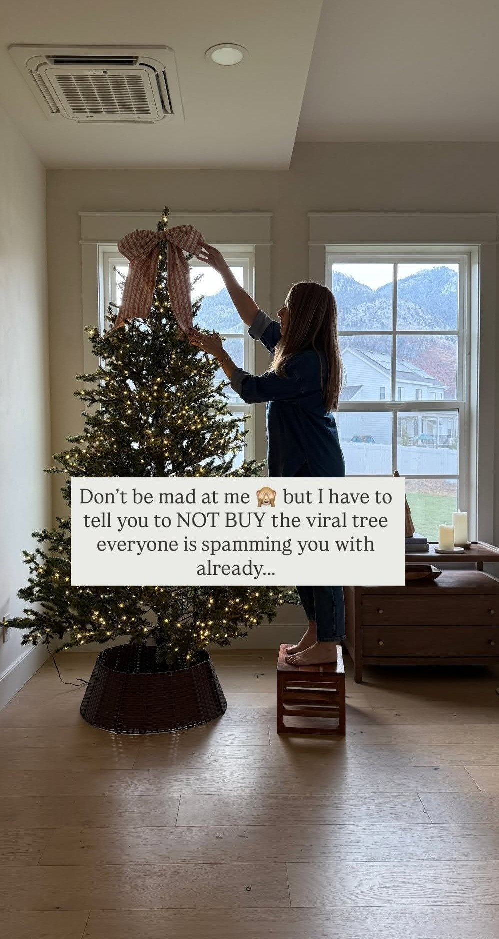 This Christmas tree is one of the best I have ever seen. It's from Home Depot and the same brand as the viral tree you see over and over every Christmas, but the Grand Fir is so much better IMO. The viral is called the Duchess.One person set up in 5 minutes, 7000+ branch tips, high quality branches AND twinkle lights? You don't want to miss this Christmas tree!

#LTKSeasonal #LTKHome