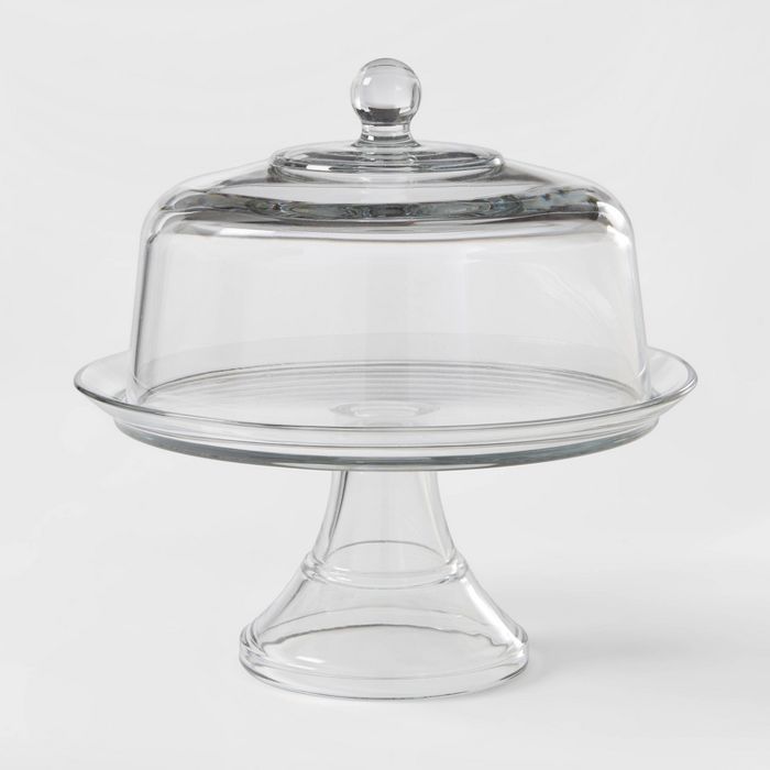 Classic Glass Cake Stand with Dome - Threshold™ | Target