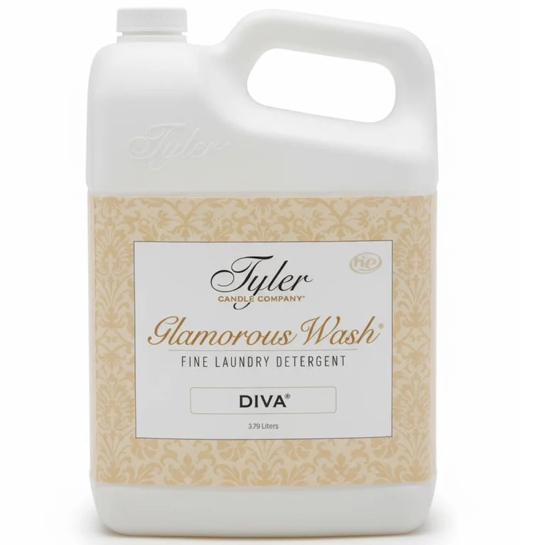 Tyler Candle Diva Glamorous Wash Liquid Laundry Detergent, 48 Loads, 128 fl oz | Walmart (US)