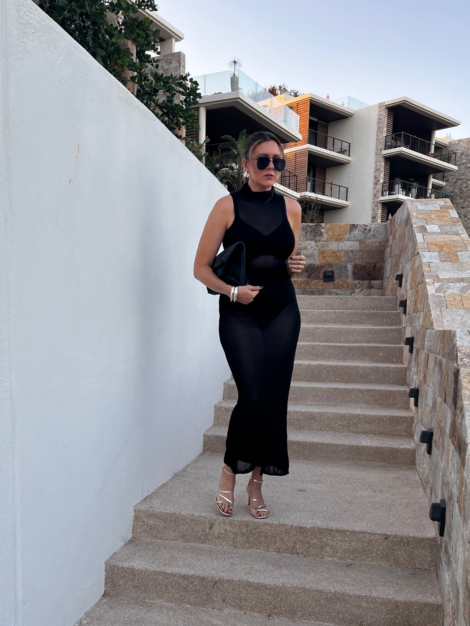 Resort ware outfit idea- Sheer dress + INEZ metallic strappy heels (use code alyssap15 for 15% off)

#LTKwedding #LTKparties #LTKtravel