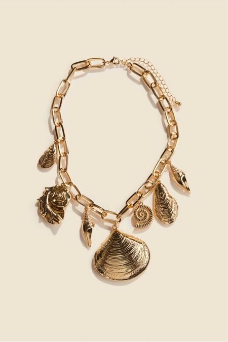Seashell charm necklace 

#LTKfindsunder50 #LTKstyletip #LTKSeasonal