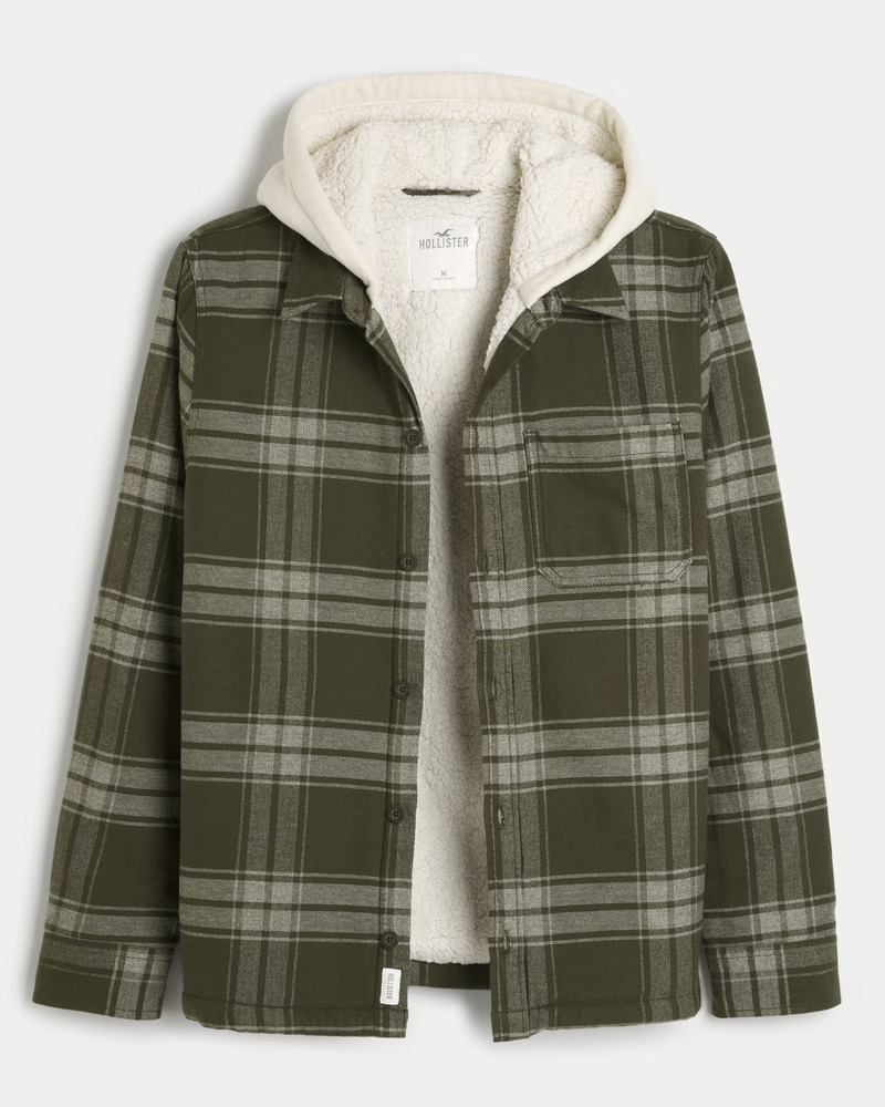 Cozy Hooded Shacket | Hollister (US)