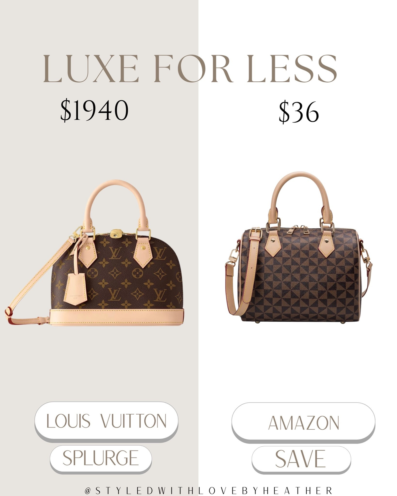You don’t need the $1,940 price tag to get the look 🤎✨

This luxe-for-less find gives classic designer energy for under $40 and I’m obsessed with how elevated it looks. Same timeless silhouette, same polished feel… without the splurge 🤍

Save this for later + shop all my affordable luxury finds in my LTK 🫶

 

 #LTKSaleAlert #LTKSwim #LTKTravel