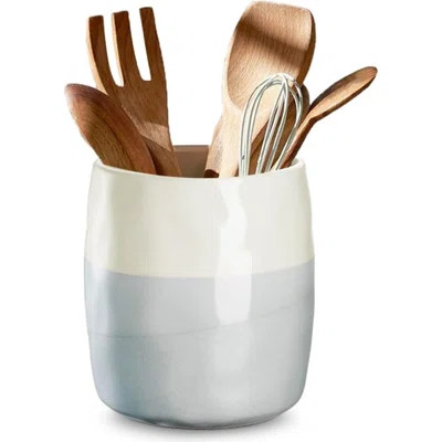 Kitchen Utensil Holder, Large Ceramic Kitchen Utensil Holder For Countertop, 5.7" Utensil Crock For Farmhouse Kitchen Decor, Modern Utensil Crock For | Wayfair Professional
