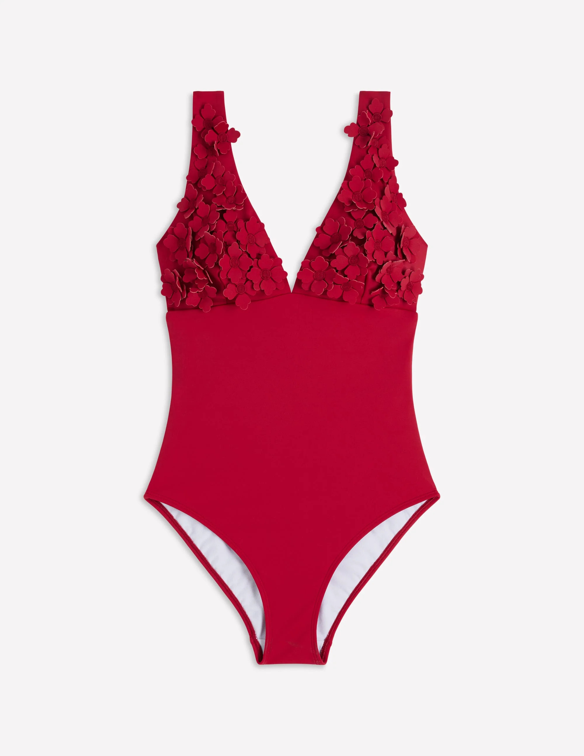 Flower Appliqué Swimsuit-Bullfight, Applique | Boden (US)