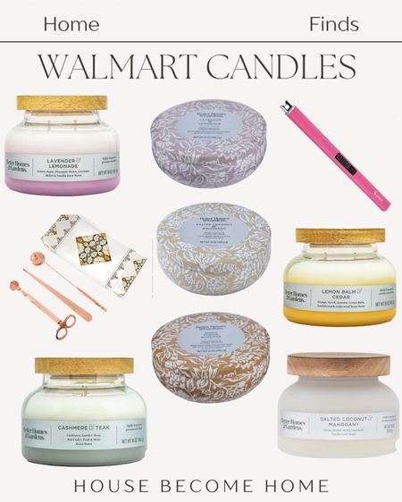 Walmart candles. These are honestly such good candles! They hey smell up the whole upstairs! I’m loving the lavender lemonade 

#LTKsalealert #LTKfindsunder50 #LTKhome
