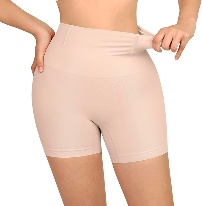 High Waisted Shapewear Shorts for Women Tummy Control Panties Seamless Shapewear Shorts Body Shap... | Amazon (US)