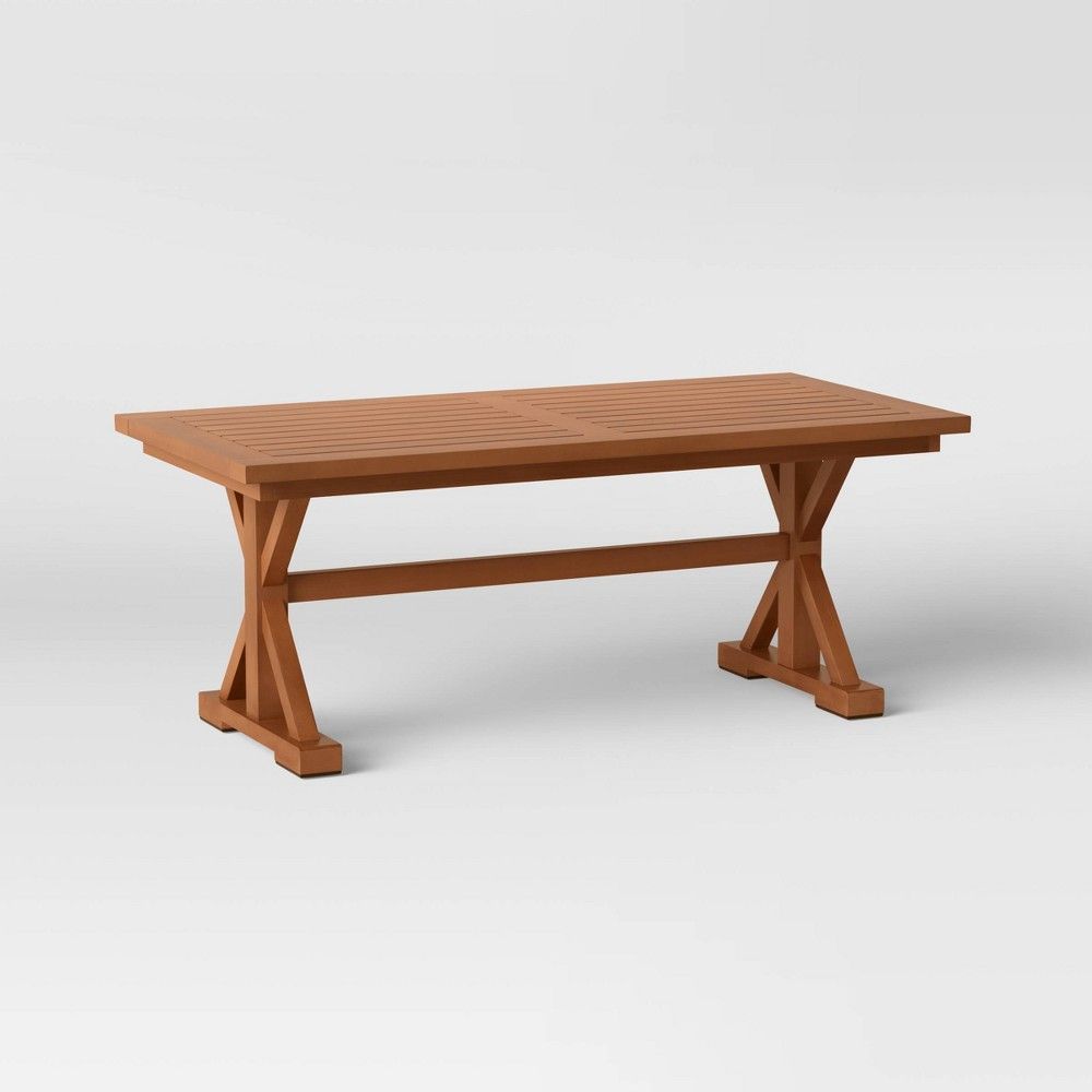 Morie Wood Patio Coffee Table - Threshold | Target