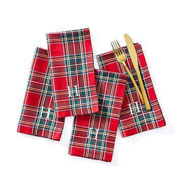 Plaid Dinner Napkins, Set of 4 | Mark and Graham