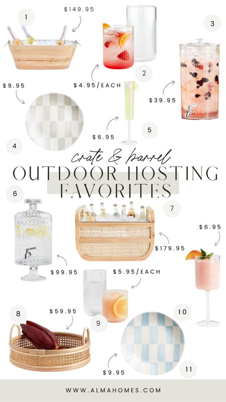 It’s getting closer and closer to patio season! We are loving these finds from Crate & Barrel for hosting all of your favorite outdoor events! 👏🏼 

#LTKfamily #LTKSeasonal #LTKunder100