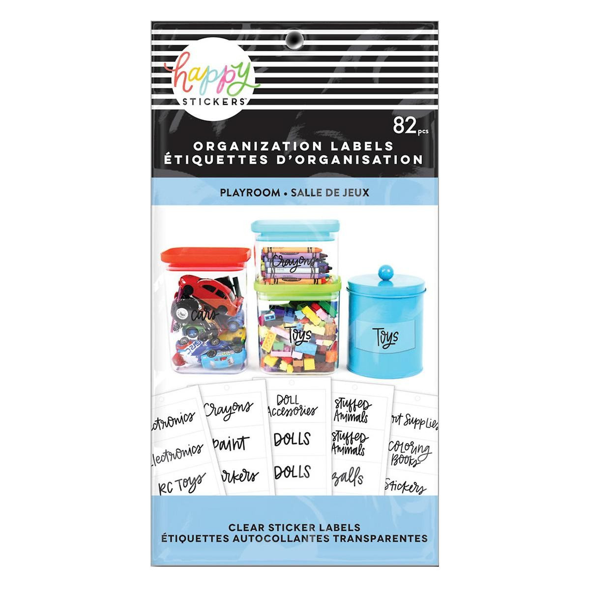 Playroom Storage Labels Pkg/82 | The Container Store