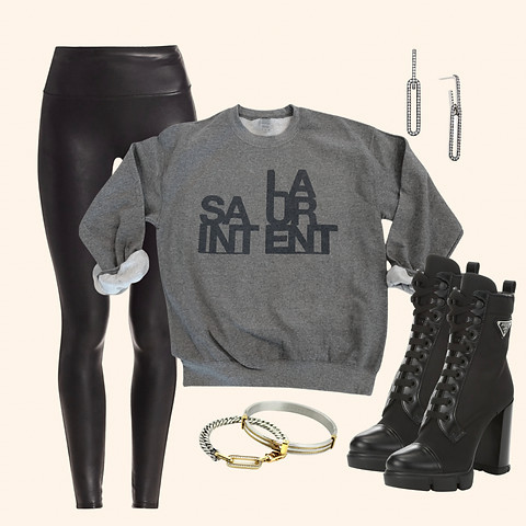 Show Intent Sweatshirt ( Vintage Feel ) | Sassy Queen