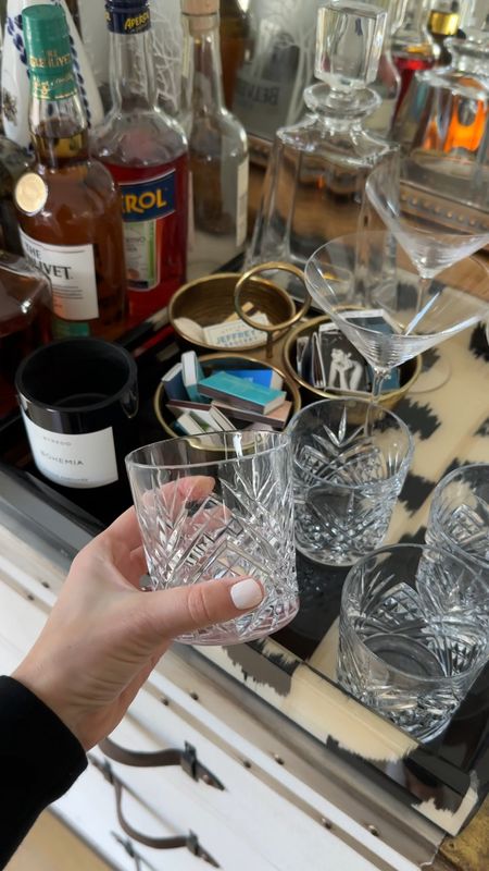 Kat Jamieson shares nice whiskey glasses for a Christmas gift. Holidays, bar, bar cart. 

#LTKparties #LTKHoliday #LTKCyberWeek