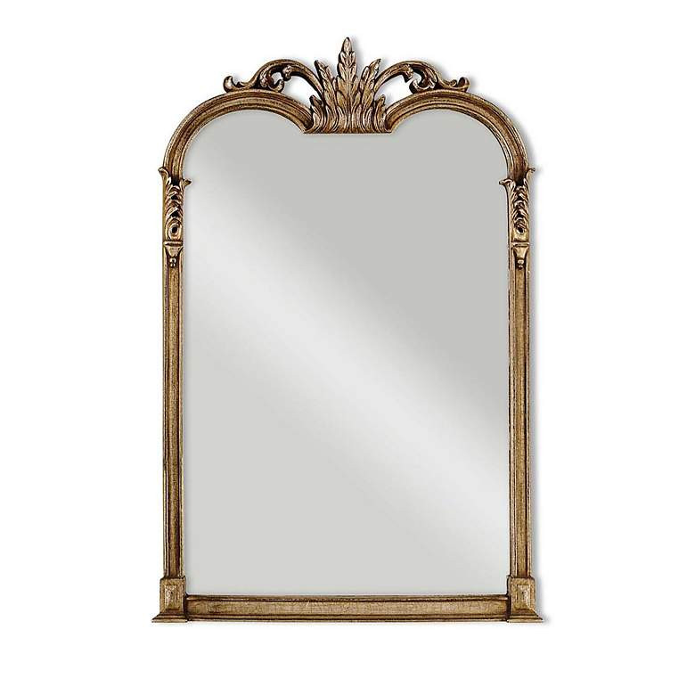 Uttermost Jacqueline 42" High Silver Wall Mirror - #76568 | Lamps Plus | Lamps Plus