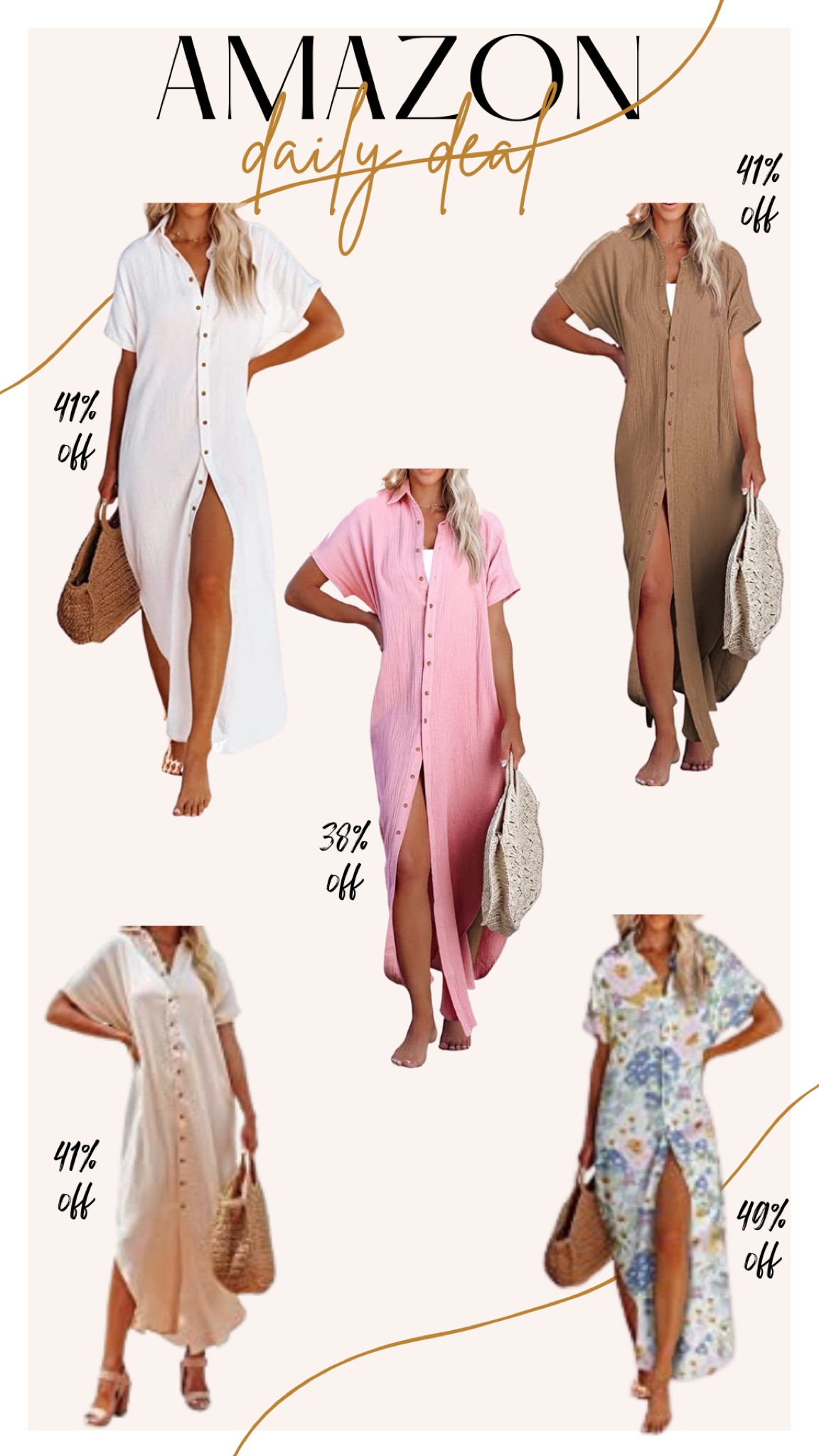 ✨AMAZON✨

Cute as a cover up or to wear out!

#amazon #amazonfinds #coverup #dress #dailydeal #sale

#LTKsalealert #LTKstyletip #LTKunder50