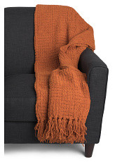 Basket Weave Fringe Throw | Fall Decor | T.J.Maxx | TJ Maxx