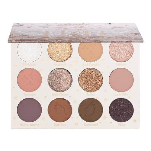 ColourPop 11:11 Eyeshadow Palette - Warm Nude Eye Makeup Palette with Matte, Metallic, Matte Sparkle & Glitter Finishes - High-Pigment Eye Makeup with a Long-Wearing Formula (0.46 oz) | Amazon (US)