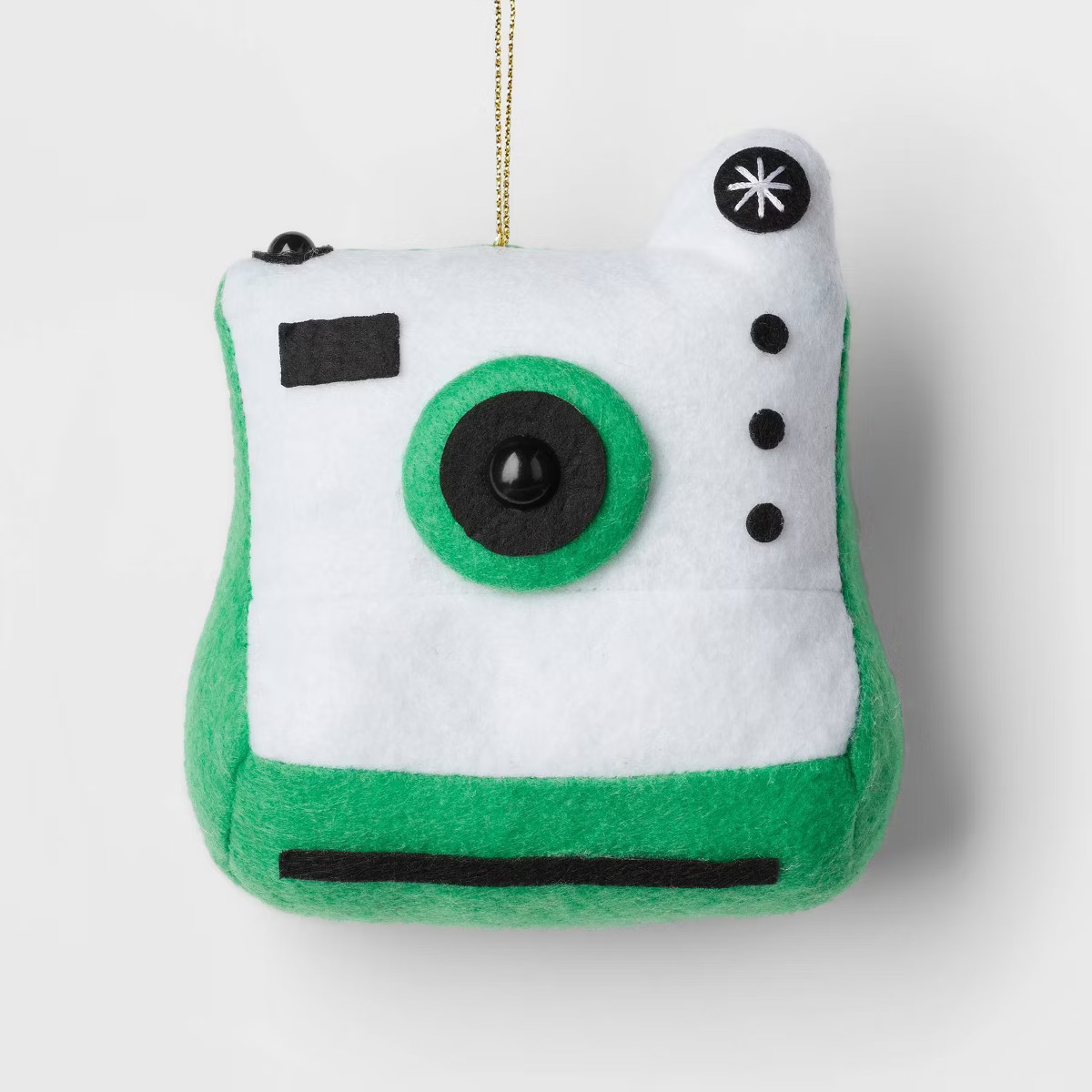 Fabric Instant Camera Christmas Tree Ornament White/Green - Wondershop™ | Target