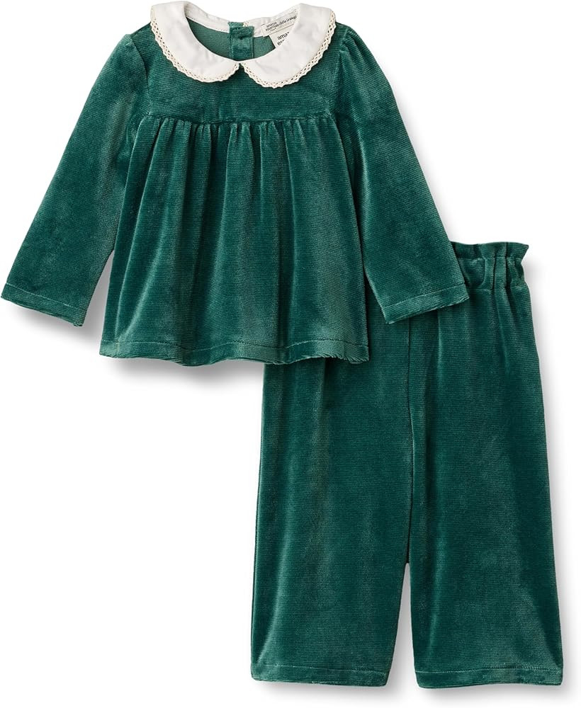 Amazon Essentials x Sofia Grainge Toddlers and Baby Girls' Corduroy Velour Set | Amazon (US)